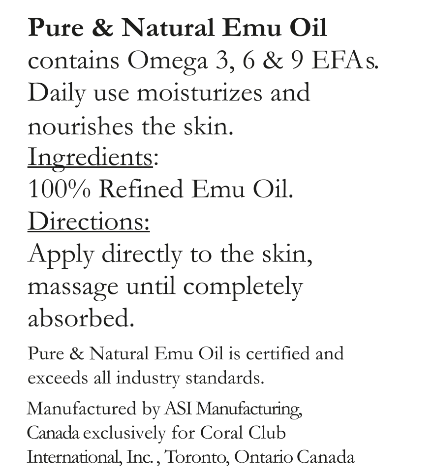 Emu oil (30 ml)