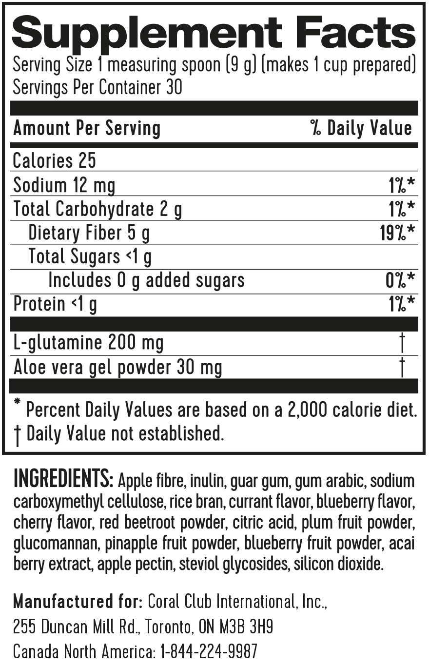 Дейлі Делішес Хай-Файбер зі смаком асаї та чорниці (270 г)