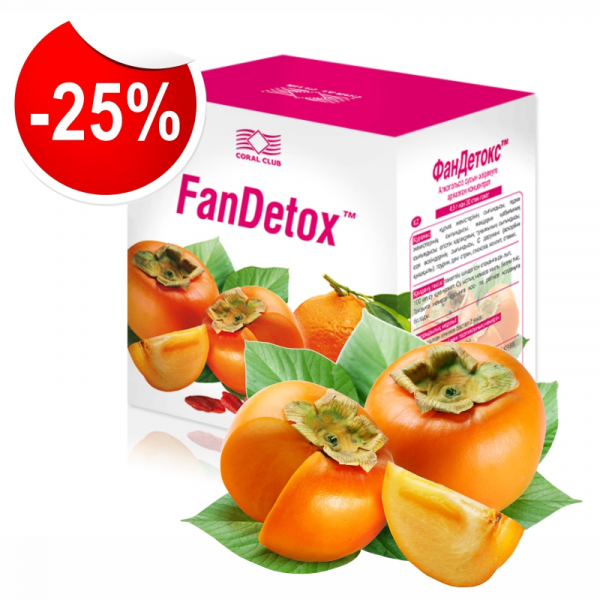 Fan Detox. 25% discount until 31.08