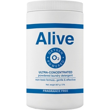 Alive Detergente concentrado para el lavado de telas blancas y de colores (907 g)