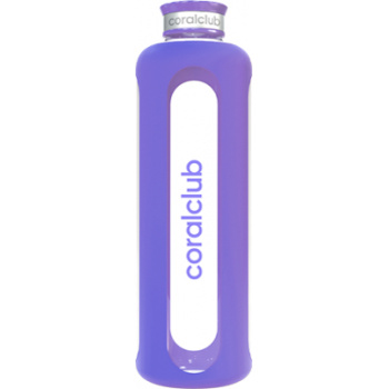 Coral Club - Glass bottle «ClearWater» bleu 