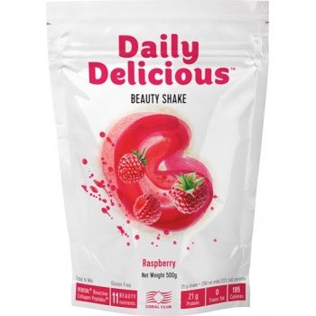 Daily Delicious Beauty Shake in der Geschmacksrichtung Himbeere<br />(500 g)