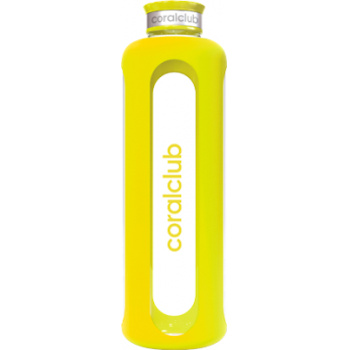 Coral Club - Glass bottle ClearWater Yellow 