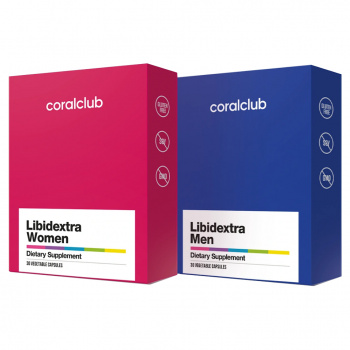 Coral Club - Libidextra pour femmes + Libidextra pour hommes 