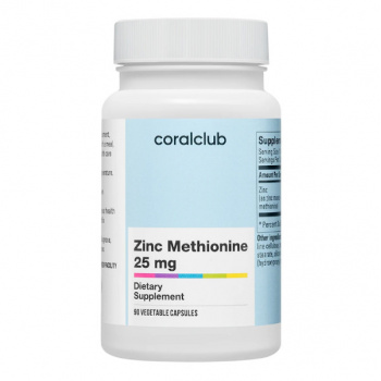 Coral Club - Цинк Метионин 25 мг 