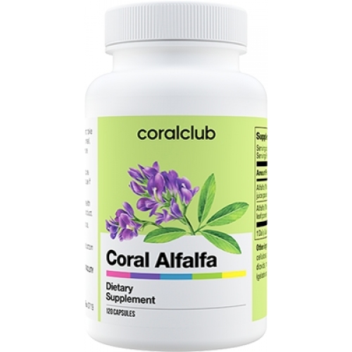 Фітонутрієнти: Люцерна / Coral Alfalfa, coral alfalfa, травлення, для травлення, імунна підтримка, для імунітету, жіноче здор