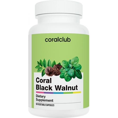 Очищение: Корал черный орех / Coral Black Walnut, coral black walnut, очищение, детокс, detox, фитонутриенты, против гельминт