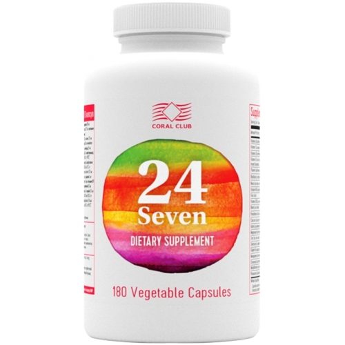 Vitamins and vitamin-like substances: Complex 24 Seven, energy, immune support, anti-stress, anti-stress, vitamins, minerals,