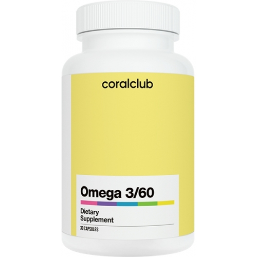 PUFAs Omega 3/60, 30 capsules (Coral Club)
