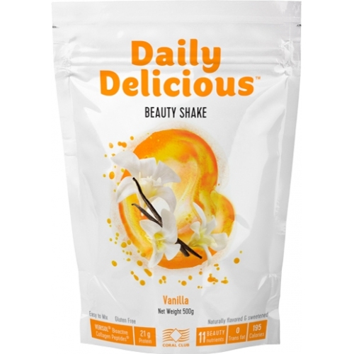 Protein Beauty Shake / Daily Delicious Beauty Shake Vanilla, smart food, weight control, vitamins, minerals, amino acids, pro