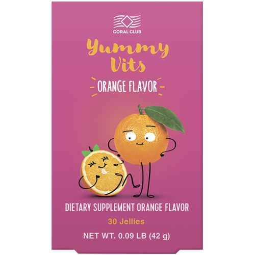 Yummy Vits Orange, children's health, for children, children, immune support, for immunity, vitamins and minerals, vitamin e 