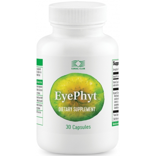 Vision: EyePhyt / Phycotene, 30 capsules (Coral Club)