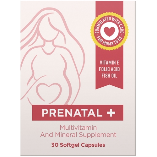 Пренатал+ / Prenatal+, жіноче здоров'я, для жінок, вітаміни, мінерали, пнжк, фосфоліпіди, для плода, при вагітності, омега, д