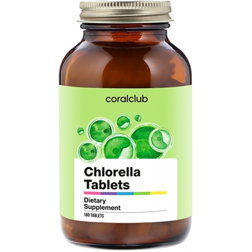 Травлення: Хлорела / Chlorella Tablets, очищення, детокс, detox, травлення, для травлення, фітонутрієнти, для спортсменів, дл