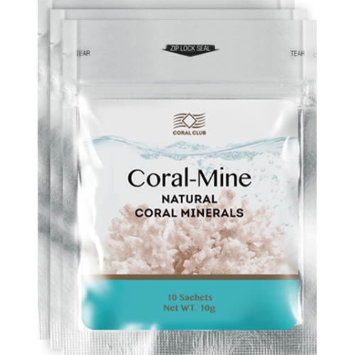 Nawodnienie: Coral-Mine, 30 saszetek, coral mine, coralmine, nawodnienie, minerały do wody, wapń koralowy, proszek koralowy, 