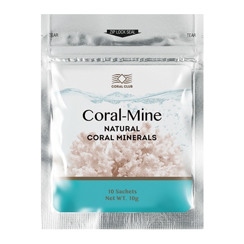 Ūdens-minerālvielu līdzsvars: Coral-Mine, 10 paciņas (Coral Club)