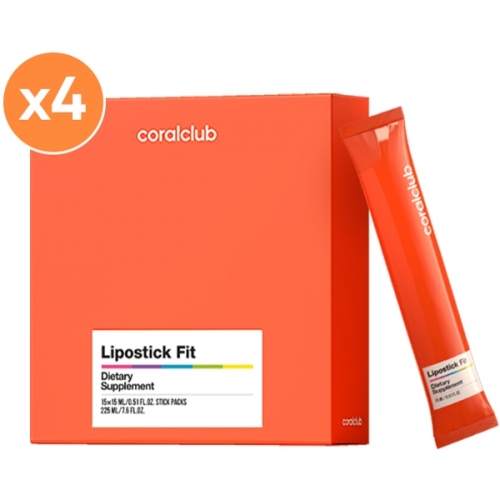 Weight management: Lipostick Fit, 4 packs (Coral Club)