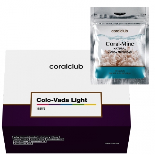 Cleansing: Colo-Vada Light & Coral-Mine / Go Detox Light + Coral-Mine (Coral Club)