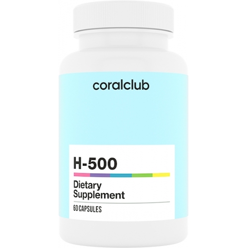 Enerģija: Antioksidants H-500, 60 kapsulas (Coral Club)