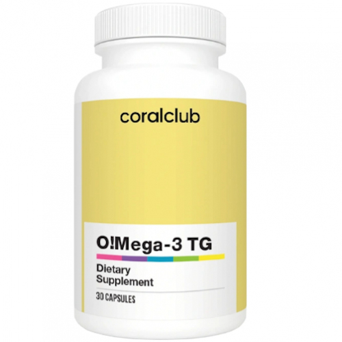 ПНЖК и Фосфолипиды: Omega-3 / O!Mega-3 TG / О!Мега-3 ТГ, 30 капсул, сердце, для сердца, сосуды, для сосудов, иммунная поддерж