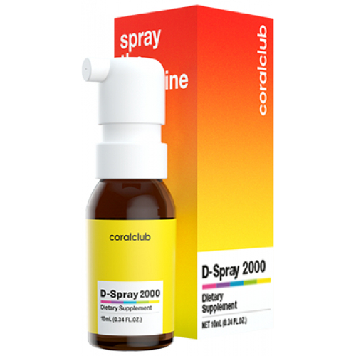 Immune support: D-Spray 2000 (Coral Club)