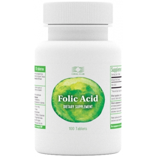 Gezondheid van de vrouw: Foliumzuur / Folic Acid (Coral Club)