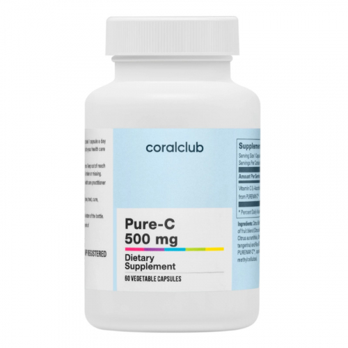 Vitamīni: Pure-C 500 mg (Coral Club)
