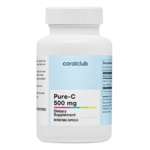 Vitaminen: Pure-C 500 mg (Coral Club)