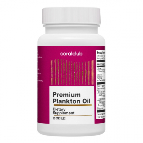 Omega-3 and phospholipids: Сalanus oil / Premium Plankton Oil (Coral Club)