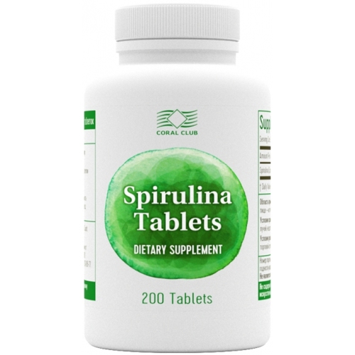 Спирулина в таблетках, spirulina tablets