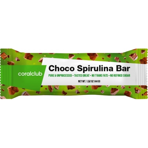 Энергия и работоспособность: Батончик Шоко со спирулиной / Батончик Choco Spirulina Bar, cgbhekbyf, choco spirulina bar, cibo