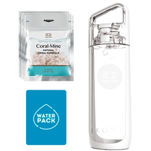 Комплексне оздоровлення: Набір Почни з води, біла пляшка / KOR Delta Water Pack, health pack no. 1 water pack, kor delta, pol