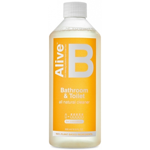 Cleaning agent for the bathroom / Alive B bathroom and toilet cleaner, for cleaning