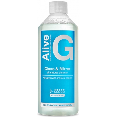 Alive G Glass and mirror cleaner, glass and mirror cleaner
