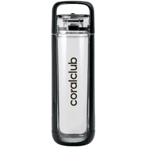 Товары для спорта: Бутылка для воды KOR One, черная, для воды, для спорта, для путешествий, для дома