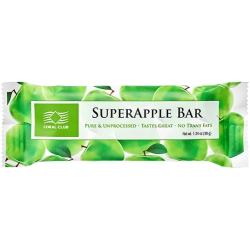 Energy and performance: SuperApple Bar (Coral Club)