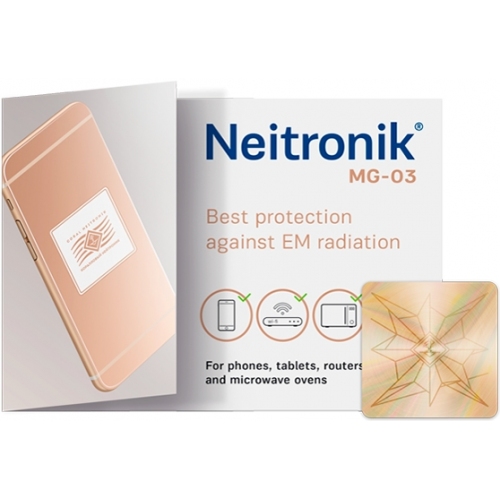 Protection: Anti-radiation sticker Neitronik MG-03, emc protection, neintronik, neitronok