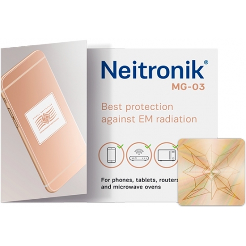 Protection: Anti-radiation sticker Neitronik MG-03 (Coral Club)